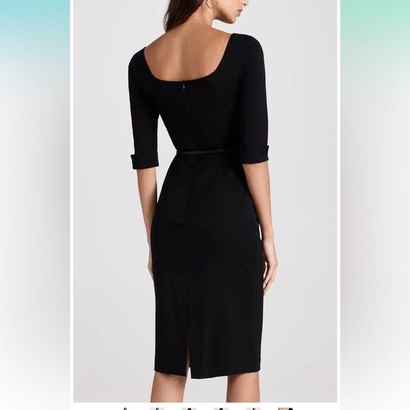 Black Halo famous Jackie O dress navy. Very versatile. - Picture 3 of 12